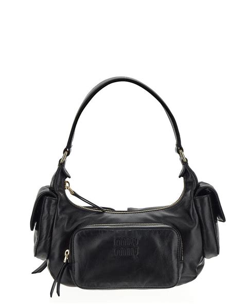 miu miu nappa leather bag|Miu Miu Pocket Nappa Leather Bag .